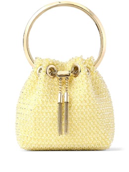 Jimmy Choo: Светлая сумка-шоппер  Bon Bon