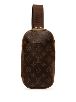 Louis Vuitton Pre-Owned: Коричневая сумка через плечо