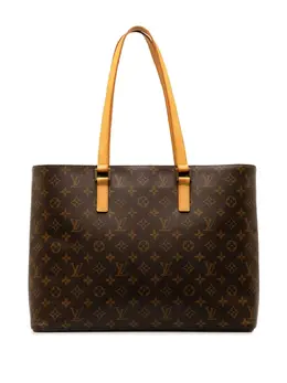 Louis Vuitton Pre-Owned: Коричневая сумка-шоппер