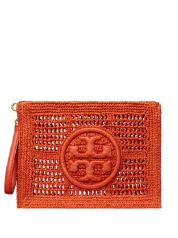 Tory Burch: Красный клатч  Ella