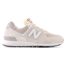 New Balance: Бежевые кроссовки  574