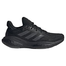 Adidas: Чёрные кроссовки 