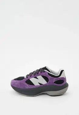 New Balance: Фиолетовые кроссовки 