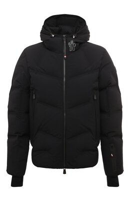 Moncler Grenoble: Чёрный пуховик 