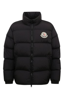 Moncler: Пуховик с воротником 