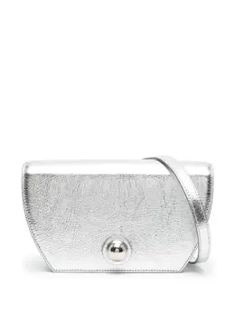 Furla: Серебристая сумка 