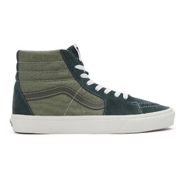 Vans: Зелёные кроссовки  Sk8-Hi