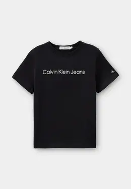 Calvin Klein Jeans: Чёрная футболка 