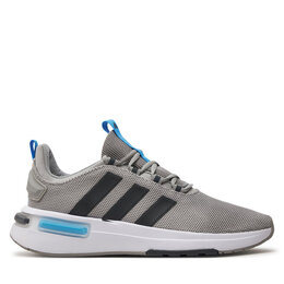 Adidas: Серые кроссовки 