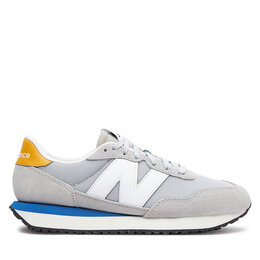 New Balance: Серые кроссовки 