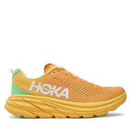 HOKA: Оранжевые кроссовки 