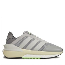 Adidas: Серые кроссовки 