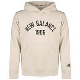 New Balance: Бежевая толстовка 