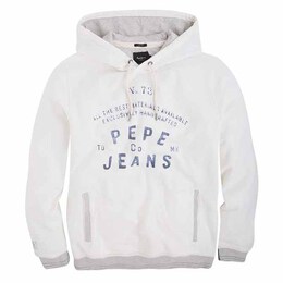 Pepe Jeans: Белая толстовка 