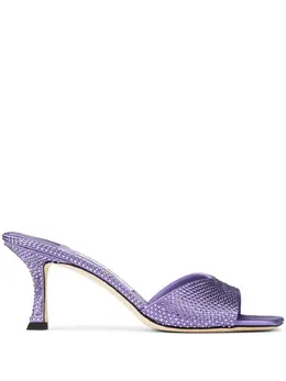 Jimmy Choo: Фиолетовые сабо 