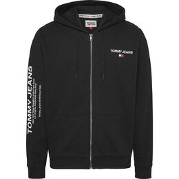 Tommy Jeans: Чёрная толстовка 