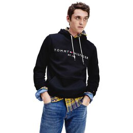 Tommy Hilfiger: Чёрная толстовка 