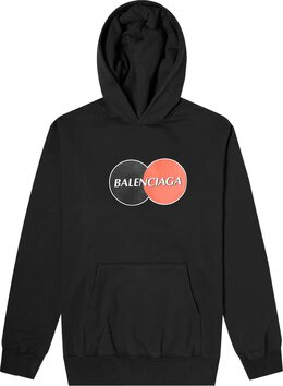 Balenciaga: Чёрная толстовка 