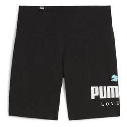 PUMA: Чёрные легинсы  Ess