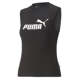 PUMA: Чёрная футболка  Ess