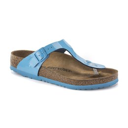 Birkenstock: Синие сандалии  Gizeh Birko Flor