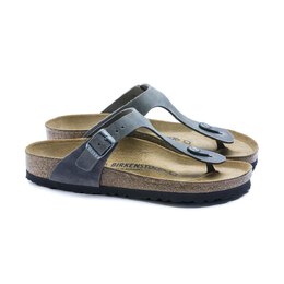 Birkenstock: Серые сандалии  Gizeh