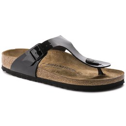 Birkenstock: Коричневые сандалии  Gizeh Birko Flor