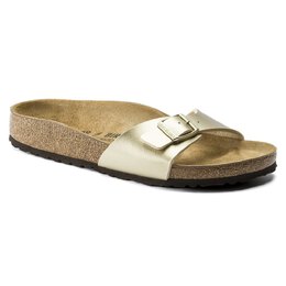 Birkenstock: Золотые сандалии  Madrid Birko Flor