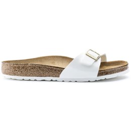 Birkenstock: Белые сандалии Madrid Birko Flor