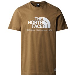 The North Face: Коричневая футболка  Berkeley California