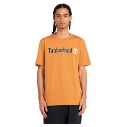 Timberland: Оранжевая футболка 