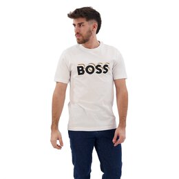 BOSS: Белая футболка 