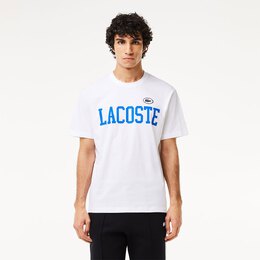 Lacoste: Белая футболка 