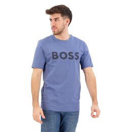 BOSS: Синяя футболка 