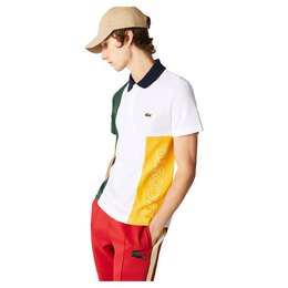 Lacoste: Белое поло 