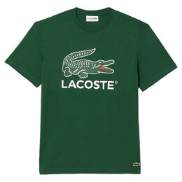 Lacoste: Зелёная футболка 