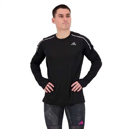 Adidas: Чёрный свитшот 