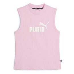 PUMA: Розовая футболка  Ess