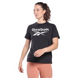 Reebok: Чёрная футболка 