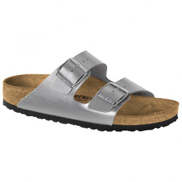 Birkenstock: Серебристые сандалии  Arizona