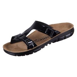 Birkenstock: Чёрные сандалии 