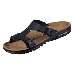 Birkenstock: Чёрные сандалии 