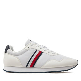 Tommy Hilfiger: Белые кроссовки  Runner