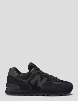 NEW BALANCE: Чёрные кроссовки 