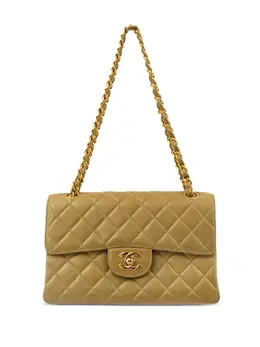 CHANEL Pre-Owned: Бежевая сумка 