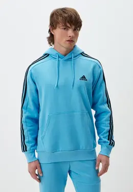 adidas: Голубая толстовка 