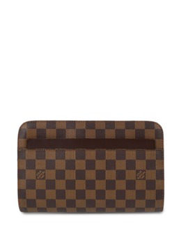 Louis Vuitton Pre-Owned: Коричневый клатч