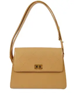 CHANEL Pre-Owned: Бежевая сумка 