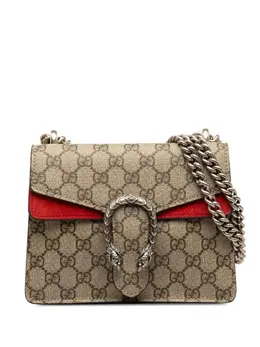 Gucci Pre-Owned: Серебристая сумка через плечо