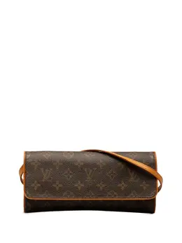 Louis Vuitton Pre-Owned: Коричневая сумка через плечо